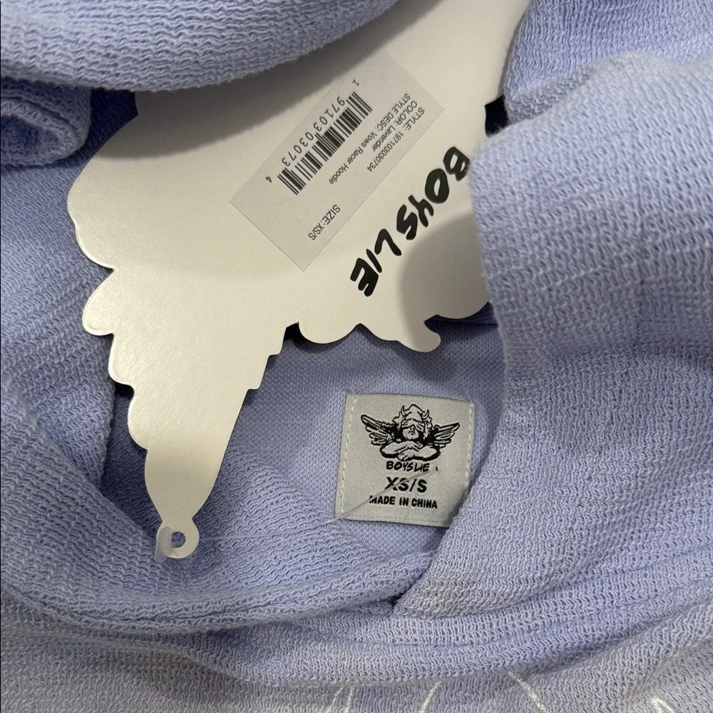 Boys Lie Lavender Angel Cowl Hoodie - Picture 3 of 5